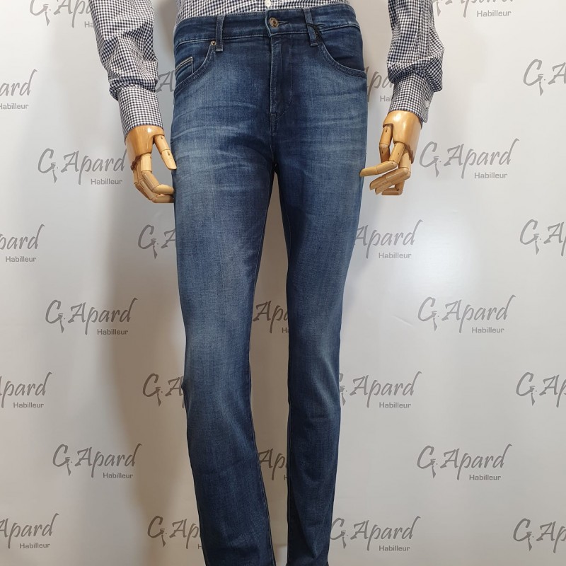 Jean Slim Fit En Denim Italien Au Toucher Cachemire Hugo Boss G Apard Couleur Bleu Pantalon Americain 30 Longueur L32